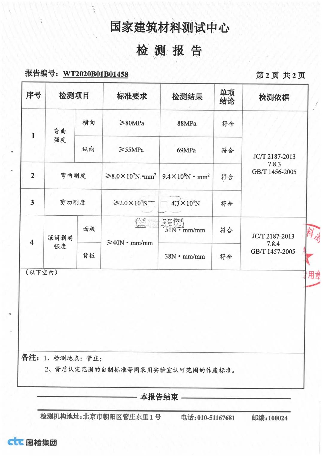 檢測報告